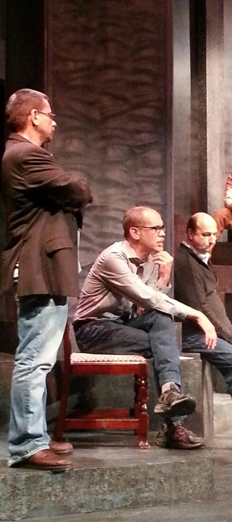 nafeesamonroe's tweet photo. Thnx @FolgerLibrary & Restoration Shakespeare Wkshp! @louisbutelli & Mr. Cochrane here deep in thought! #FolgerCaesar http://t.co/Moex1wNm7a
