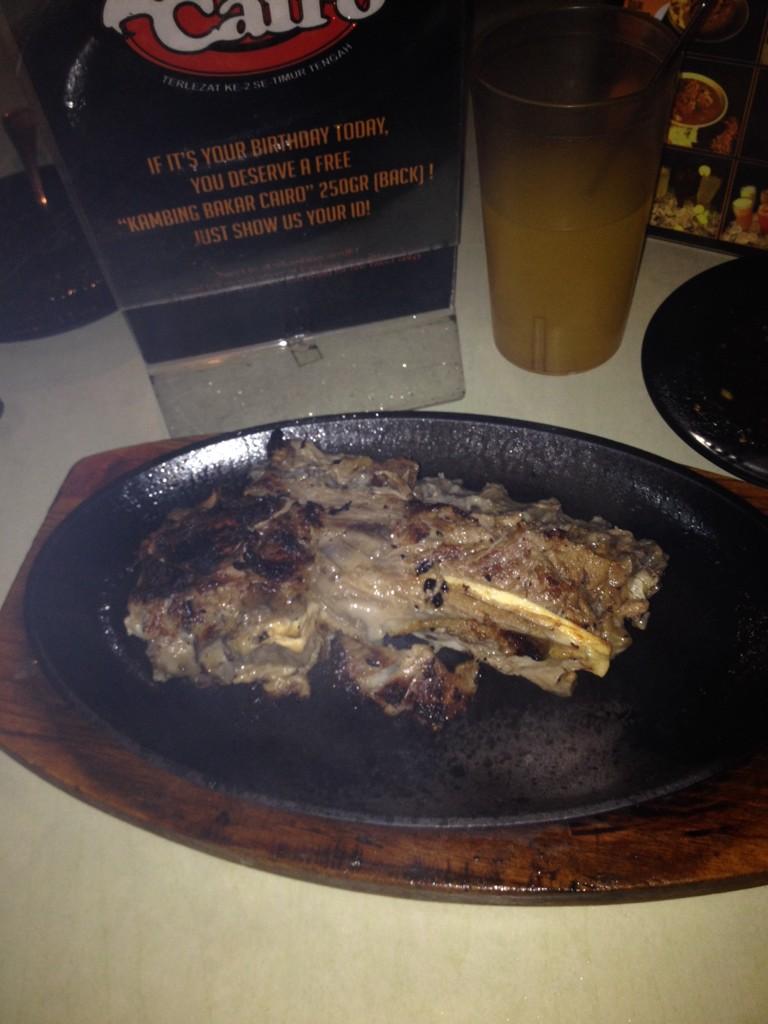 Hey I'm at @kambingcairosambas ayo kesiniii