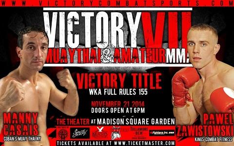 IFight4Victory's tweet photo. Title Bout &amp; Co-Main for 11.21 MSG show- Manny Cassais from @TeamCobanNYC vs Pawel Zawistowski #fullrules http://t.co/wKm12300bm