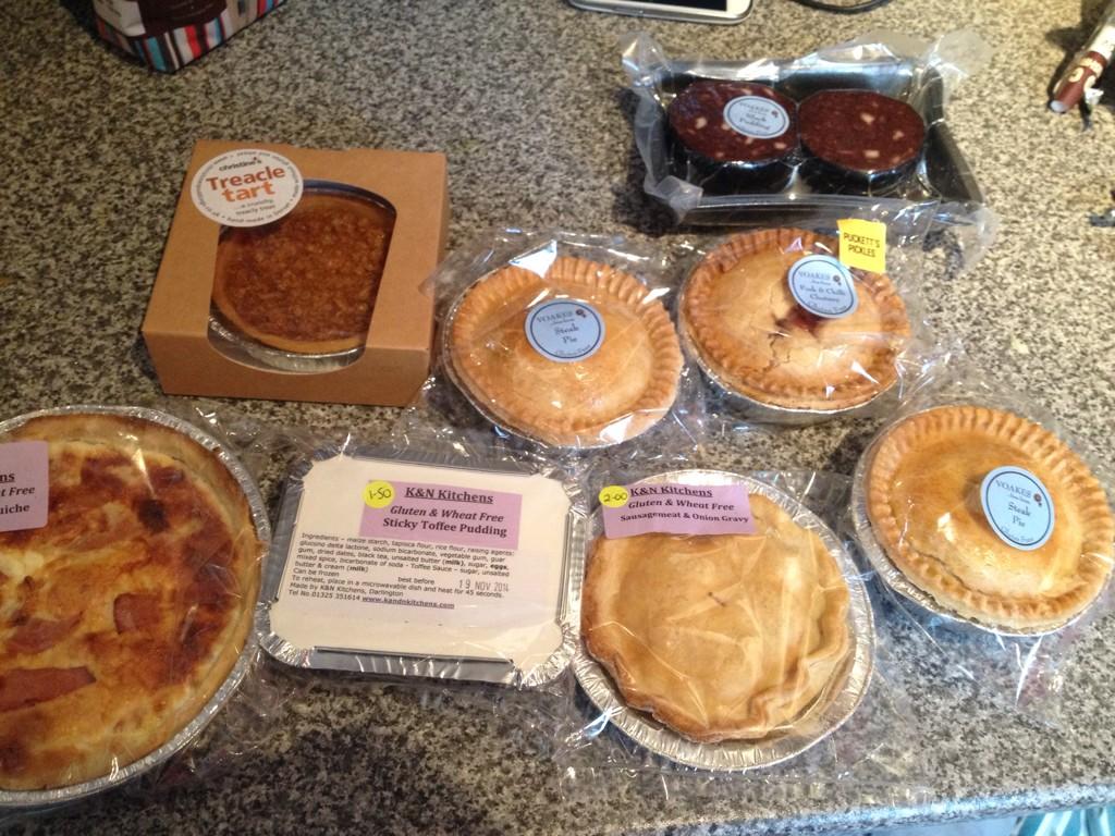 Thanks @CoeliacCumbria Another great food fayre @CarlisleRaces  I'm a northern #glutenfree cliche #whoateallthepies ?
