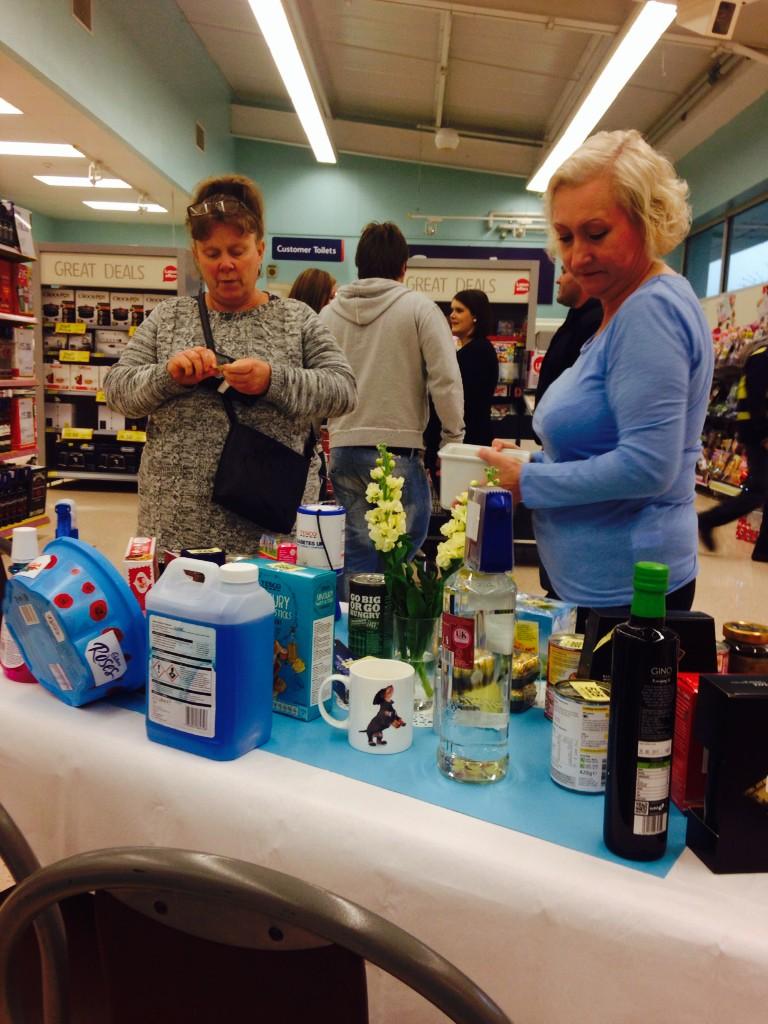 Sue doing a fantastic job on the tombola