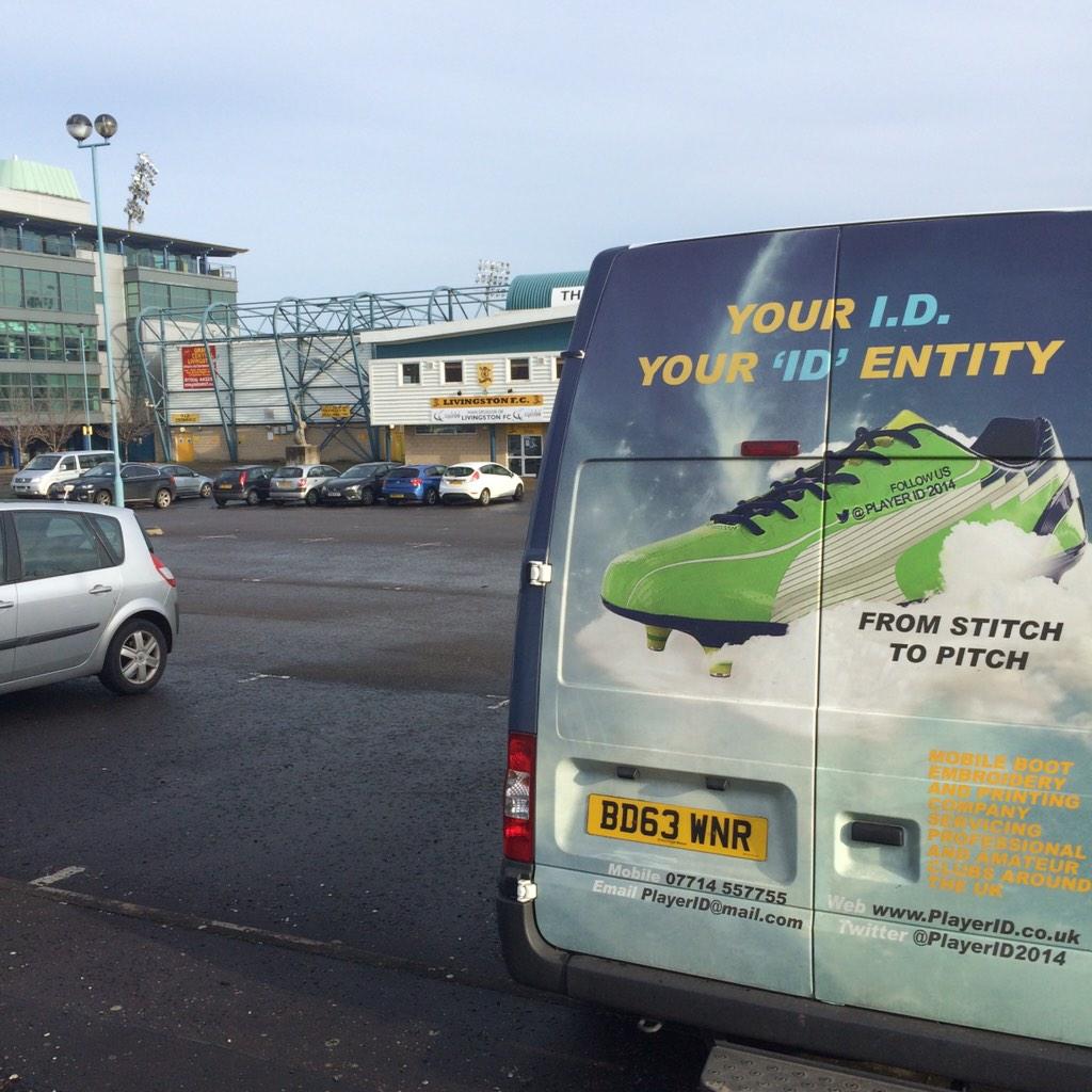 A couple of pairs of boots and some 'keepers gloves pre-match today at livingstone. PB