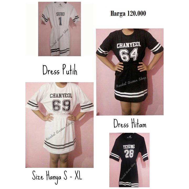 PO Kpop Dress Summer Until 4 Des 2014~ Harga 120K. Ada warna hitam&amp;putih. Bebas Desain! Kajja diorder :)