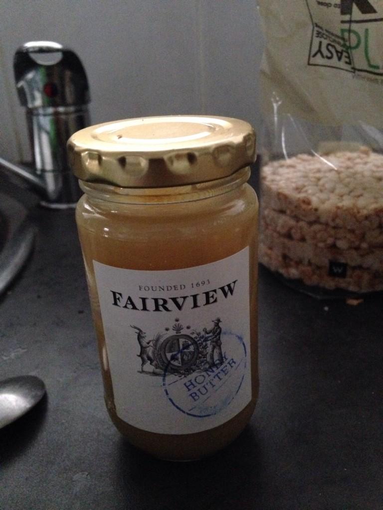 DinewithaLocal's tweet photo. @FairviewWine loving the HONEY BUTTER. suggest a smeer on a rice cake topped with dollop of ice cream http://t.co/1BrYKHW937