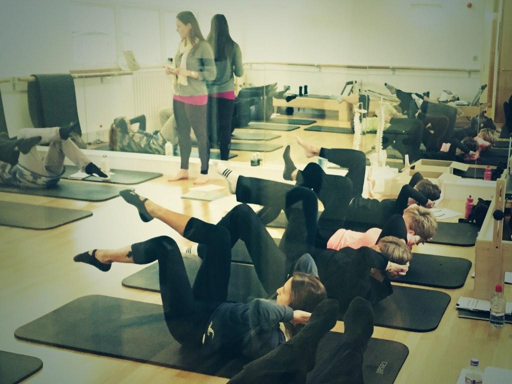 laurenjarman18's tweet photo. Biomechanics 2-day course with @DomPilates is in full swing! #pilatesworkshops @cobhampilates http://t.co/7LTwimMiKr