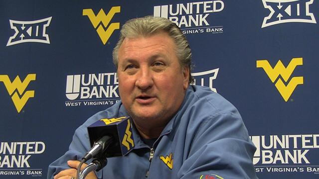 JonathanKMartin's tweet photo. BGN VIDEO: Bob Huggins talks following #WVU’s win against Monmouth | http://t.co/mu8gK6JHSO http://t.co/vtPiKRkn5l