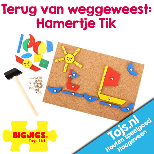 Tojsnl's tweet image. Nieuw bij @Tojsnl : Hamertje Tik van @bigjigstoys ! #HoutenSpeelgoed #Hoogeveen #Westerbork tojs.nl/spelen/gereeds…