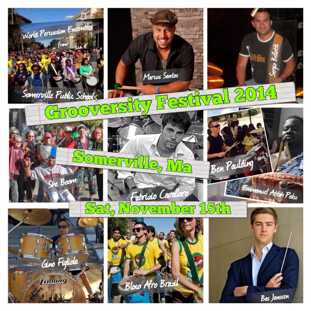 sergiobellotti's tweet photo. #Grooversity Festival 2014 #Somerville #Massachusetts #SergioBellotti #247drums #drummer #MusicCanChangeTheWorld http://t.co/FWuyyCJov6