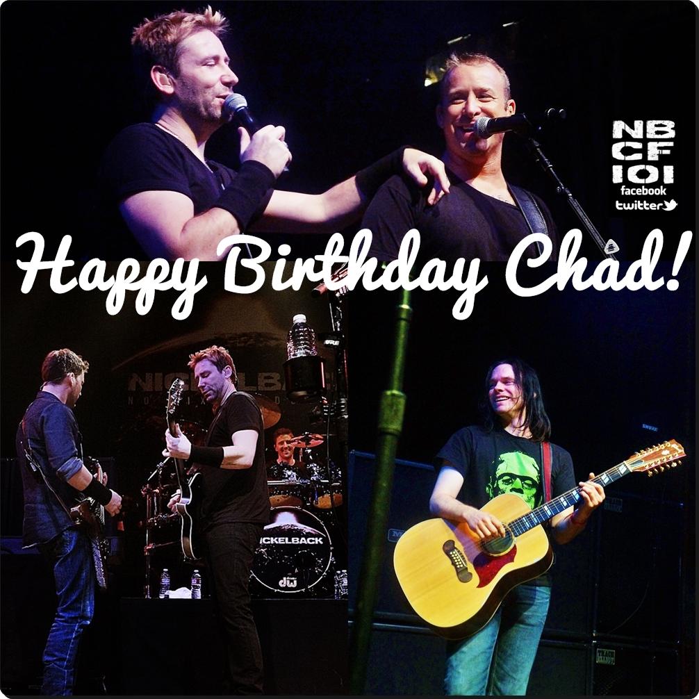      Happy 40th Birthday Chad Kroeger! 