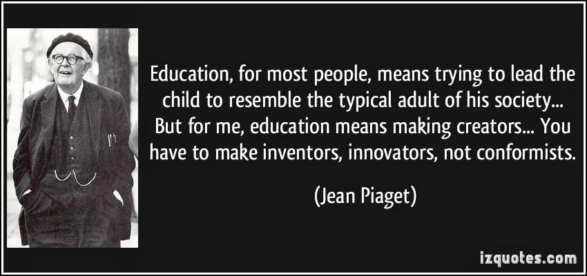 poida's tweet image. Speaks volumes! RT @danieldmccabe: Timeless... Jean Piaget

#satchat #satchatwc #aussieED