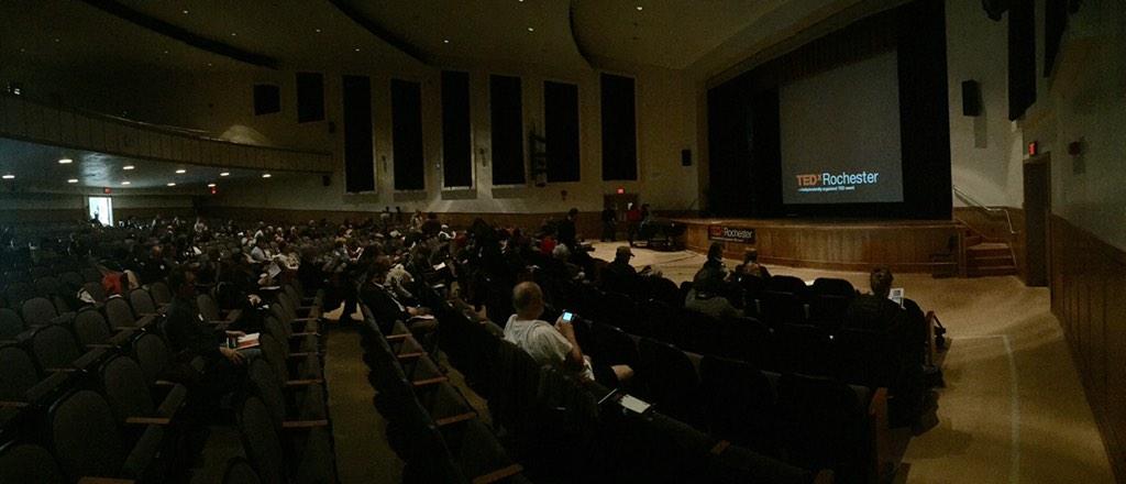 TonyTep2's tweet photo. Excited for a great day @TEDxRochester #TEDxRochester #ROC http://t.co/SuUedd3TiO