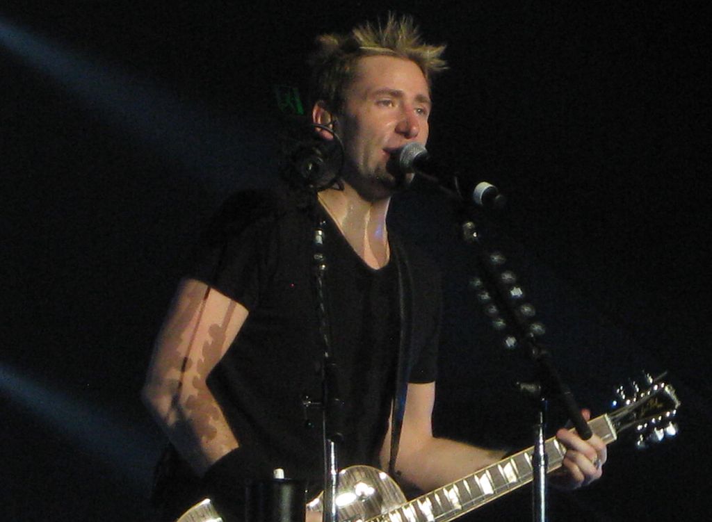 Happy 40th birthday, Chad Kroeger, world famos as lead guitarist, singer of Nickelback  "Hero" 