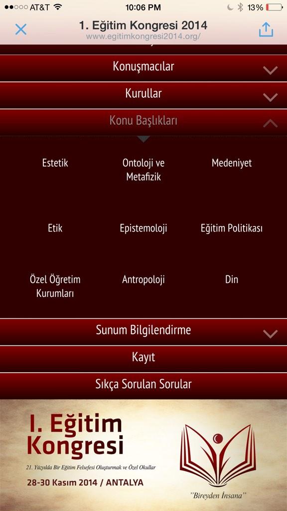 MEB yeni bir kongre başlatıyor. Güzel ama konular zenginleşmeli. Din, medeniyet var.  STEM, ölçme-değerlendirme yok!