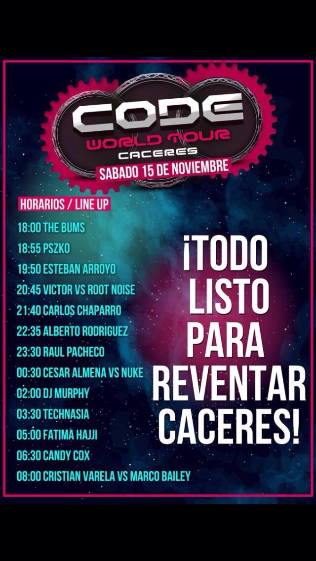 JoanRRPP's tweet photo. ¡TODO LISTO PARA REVENTAR CÁCERES!
Aquí teneis el horario de esta noche. http://t.co/Ma2tQ5H9fe