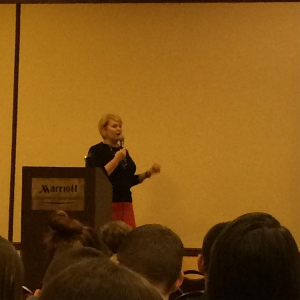 PSERegionals's tweet photo. SVP of Mast Global (Victoria's Secret) is our keynote speaker this morning. Thanks Deb Tucker! #NCRegionals14 http://t.co/u4suLjm0MJ