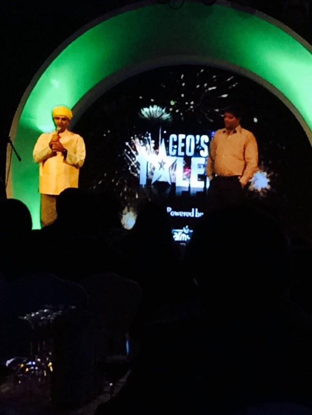 lakshmikanchaan's tweet image. “@GenesisFndn: The head of #karmyog foundation on stage right now of #CEOsGotTalent http://t.co/Tr8JH8pNmt” and the show kicks off