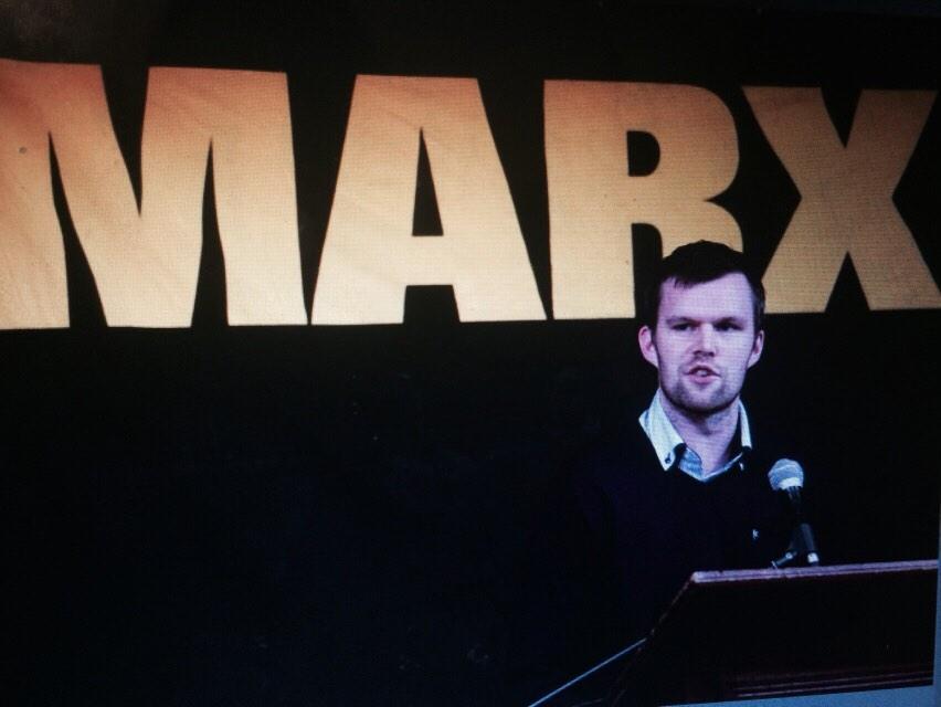 paulageraghty's tweet photo. Belfast's first People Before Profit Councillor putting the class first @GerryCarrollPBP @MarxismDublin #marxism2014 http://t.co/TOyLwOOECu