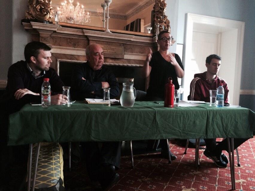 paulageraghty's tweet photo. People Before Profit councillors discuss experiences in councils @MarxismDublin @pb4p #marxism2014 http://t.co/xVf8ZsPChL
