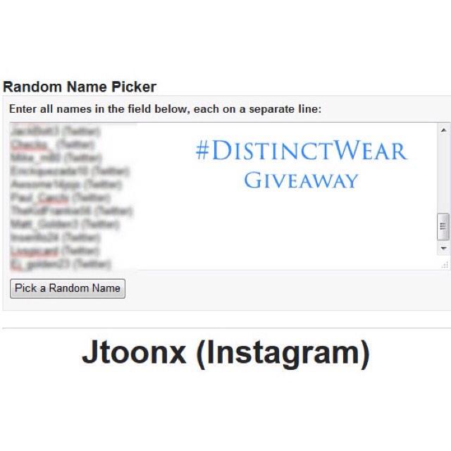 DistinctWearCo's tweet photo. Thanks to all participants. Even though you didn't win, you will still be rewarded! Check DM for a 20% discount code! http://t.co/3Hp6gFHigt