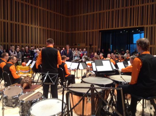 #nbic2014 <a href="/BBS_ABC/">BrassBandSchoonhoven</a> audiences don't normally get this close