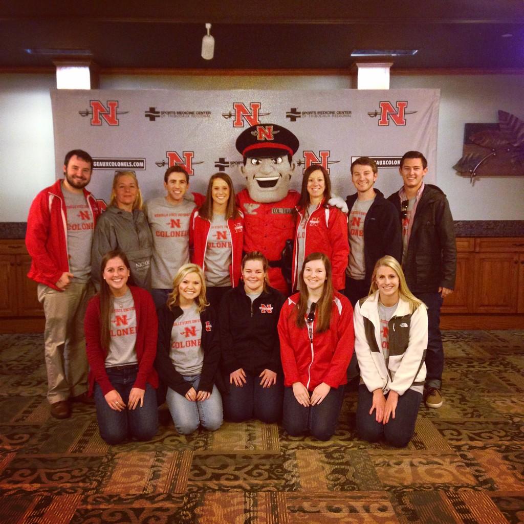 NichollsState's tweet photo. Our admissions team is ready to welcome all the future #Colonels to campus today for #ColonelDay! http://t.co/ZHA8qzdtCo