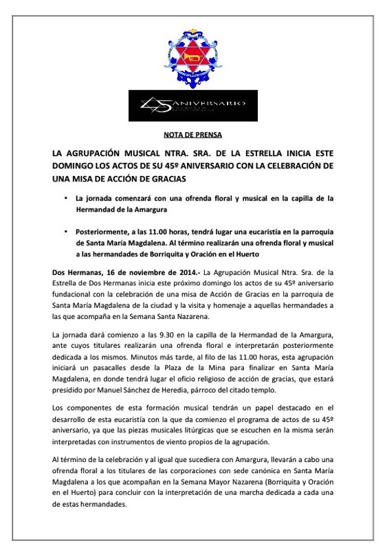 EDH_1969's tweet photo. Mañana cumplimos 45 años y queremos compartirlo con tod@s los q habéis hecho posible esta efemérides #45EstrellaDH http://t.co/DcbPSqr423