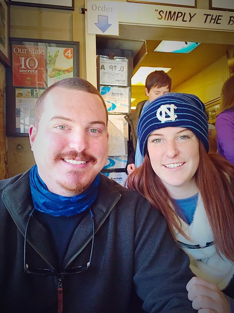 AllisonOConnor_'s tweet photo. #GotBlueUNC #merritts http://t.co/3n3mViP72m