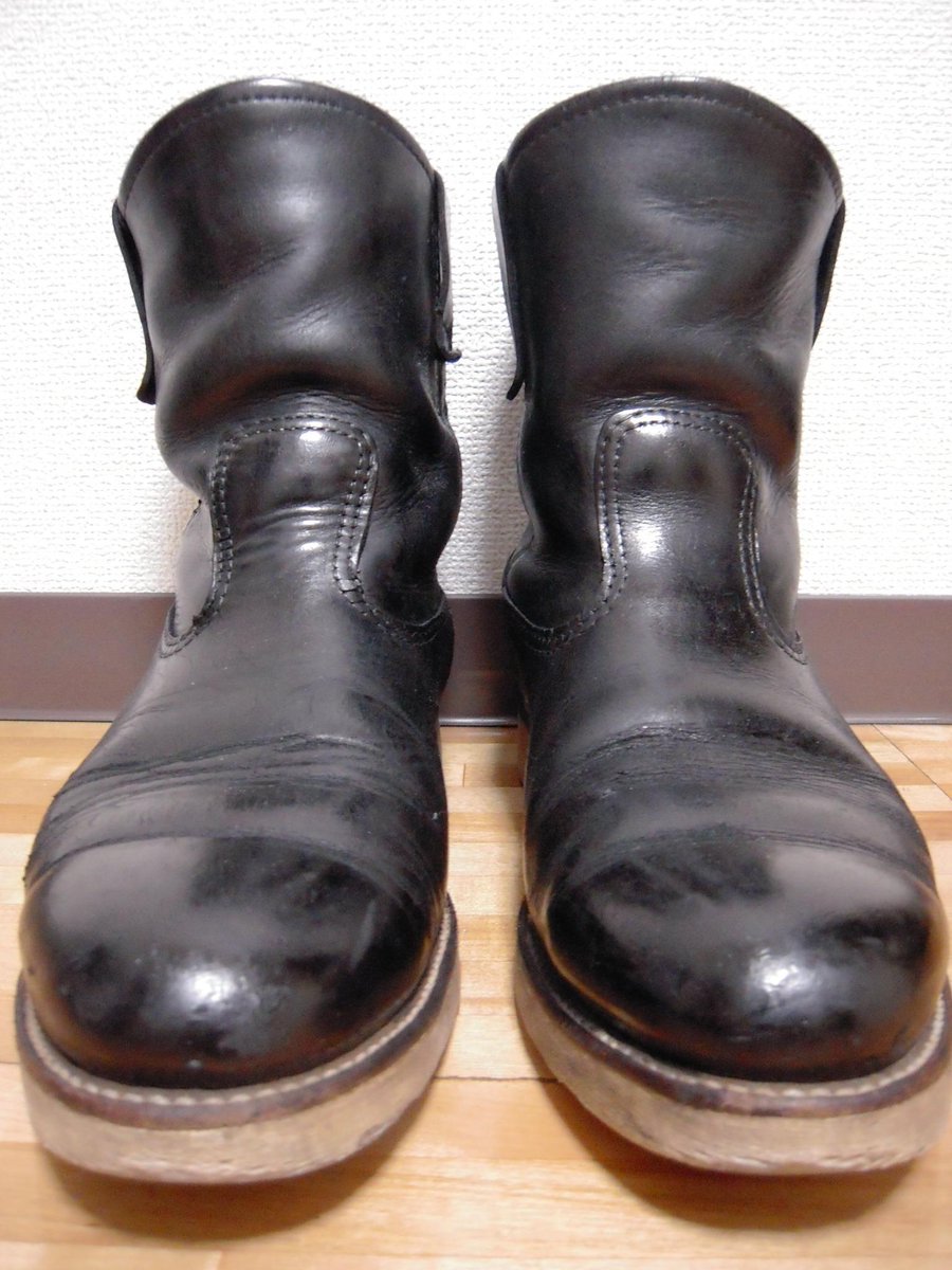ケンキチ レッドウィング66ヽ ﾉ色染めて1日目 Redwing ペコス 11月15日夜の散歩で初めて外で履いてみた 65分くらいの散歩の間 ブーツの色変えちゃうバカだと気づかれなかったｗ Http T Co Cuq3s0odsr