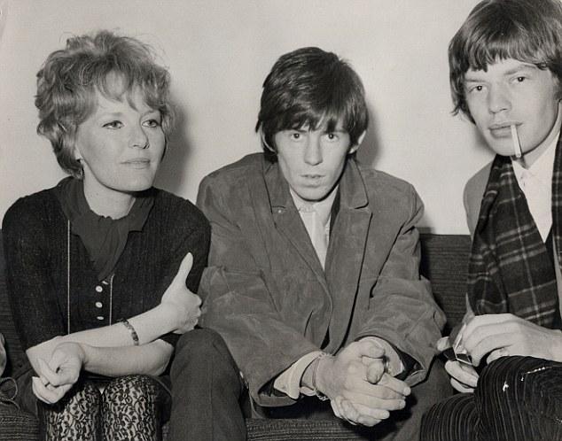 Happy 82nd Birthday Petula Clark born Nov 15, 1932. Pictured here with Mick & Keef 1965  