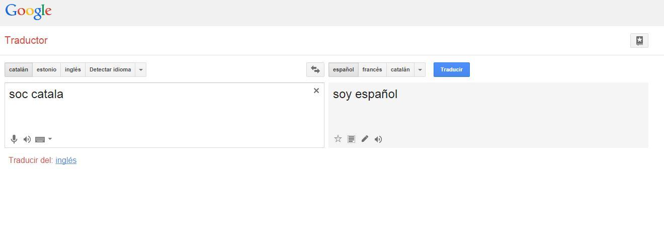 aniversario de repuesto Ciudadano 324.cat on Twitter: "El traductor de Google tradueix "soc catala" (sense  accents) per "soy español" http://t.co/pHsovarS1E http://t.co/SSocX8c4qz" /  Twitter