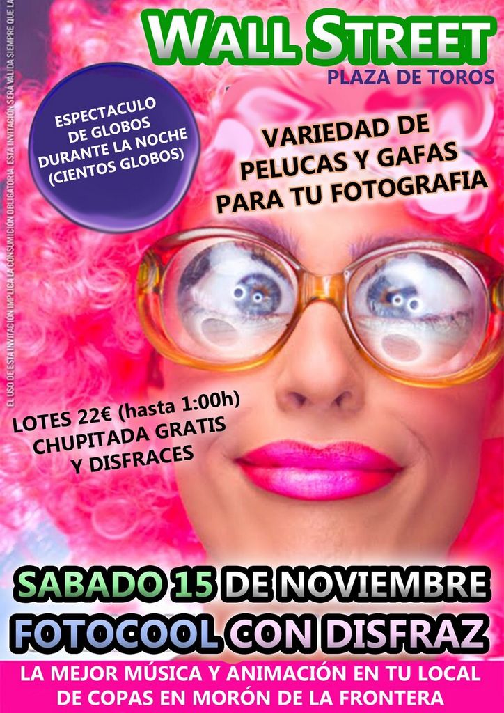 genaroO11's tweet photo. Esta noche es una noche loca en #WALLST con globos, sorpresas y muchas ofertas.Ven y diviertete junto a nosotros!!! http://t.co/7LQSDccVR4