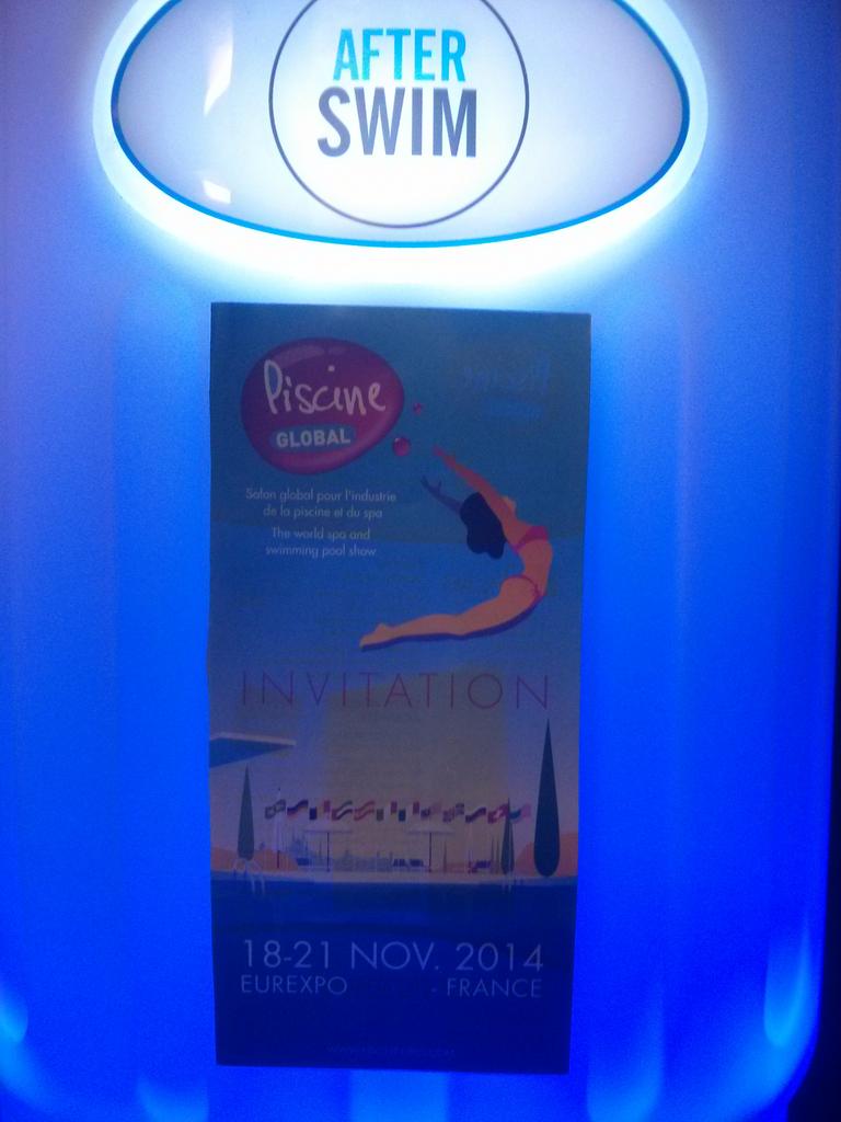On vous attend nombreux au salon à partir de mardi 18 novembre à Lyon  @PiscineExpo  #afterswim #piscine