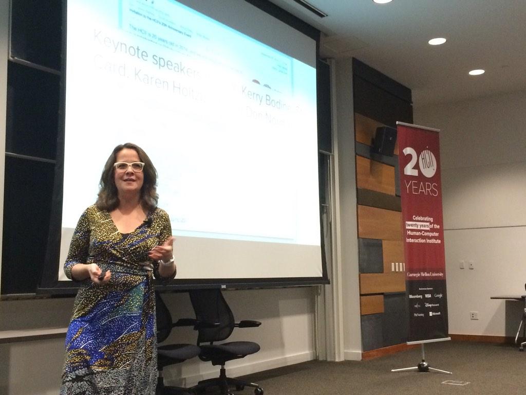 bradamyers's tweet image. @kerrybodine at #hcii20 @cmuhcii