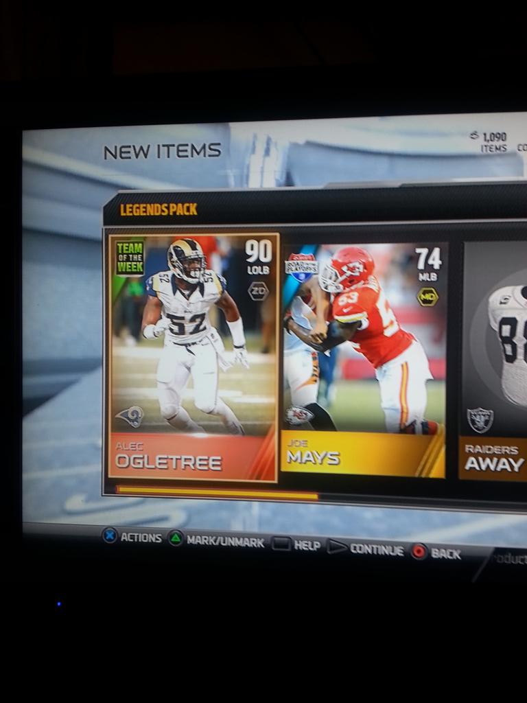 GamerX789's tweet photo. Let's go!!!!!! #Firstpackluck @EASPORTS_MUT http://t.co/SS93Surxiz