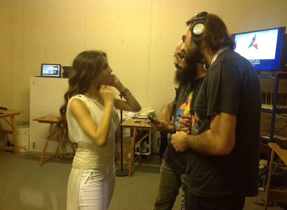 SilverSpotCy's tweet photo. #UpdatesFromMalta Preparation process! @JESC_Official #Cyprus http://t.co/rPLmSqoCJj