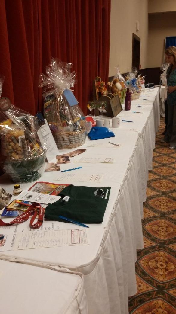 Lunch and Silent Auction at Indiana State Festivals Association Convention.  #INfestivals