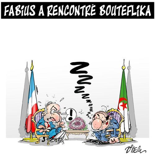 DilemAli's tweet photo. Fabius a rencontré #Bouteflika #Algérie http://t.co/vfOoWzlD7P