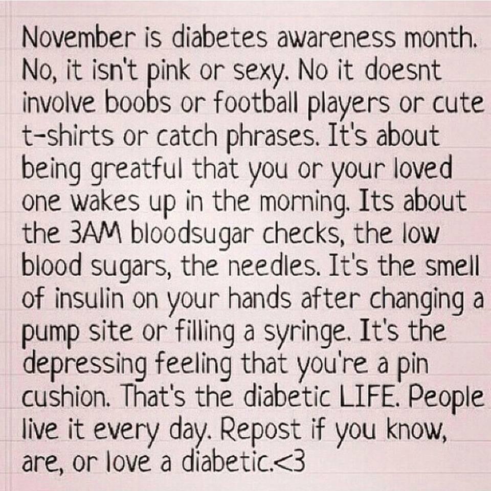 #DiabetesAwareness Please read: