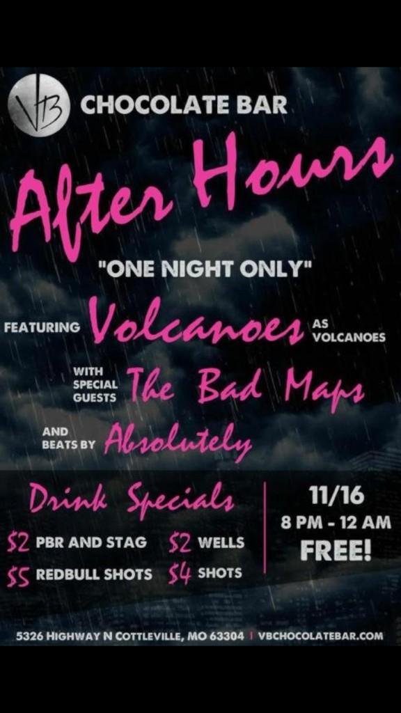 VOLCANOES_band's tweet photo. TOMORROW NIGHT IS GOING TO BET ROWDY. http://t.co/IZPmLHT3aC