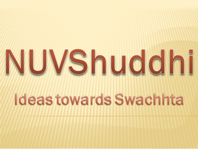 ameyamuley's tweet photo. NUVShuddhi an innitiative by inNUVate (NUV Tech Fest) cooming soon  @NavrachanaUni #inNUVate #enggatnuv http://t.co/DEA6acV7vw