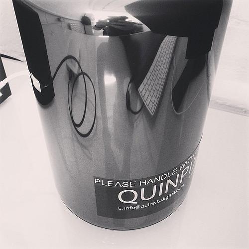 georgielclarke's tweet photo. the week's mini saviour #MacPro #12cores #64gb courtesy if #QuinpixDigital - cheers guys http://t.co/3JSm92vqnt