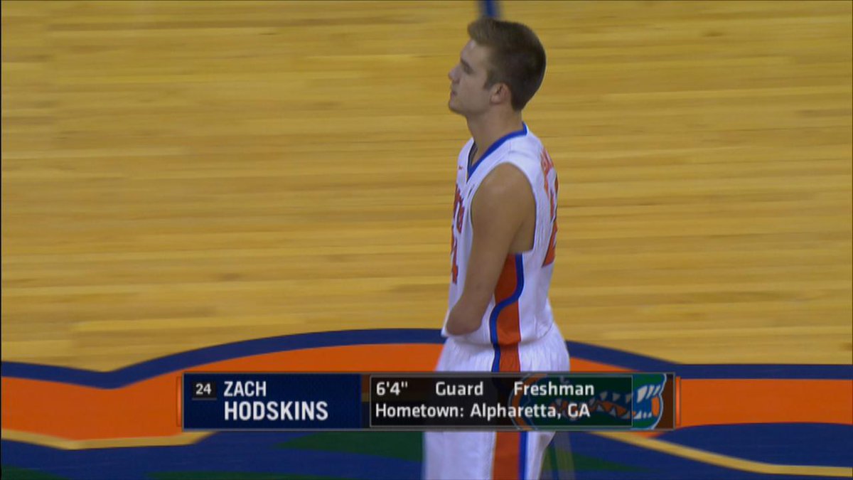 Why We Love Sports Today: Freshman Zach Hodskins, born without a left hand, debuted last night for No. 7 Florida.
