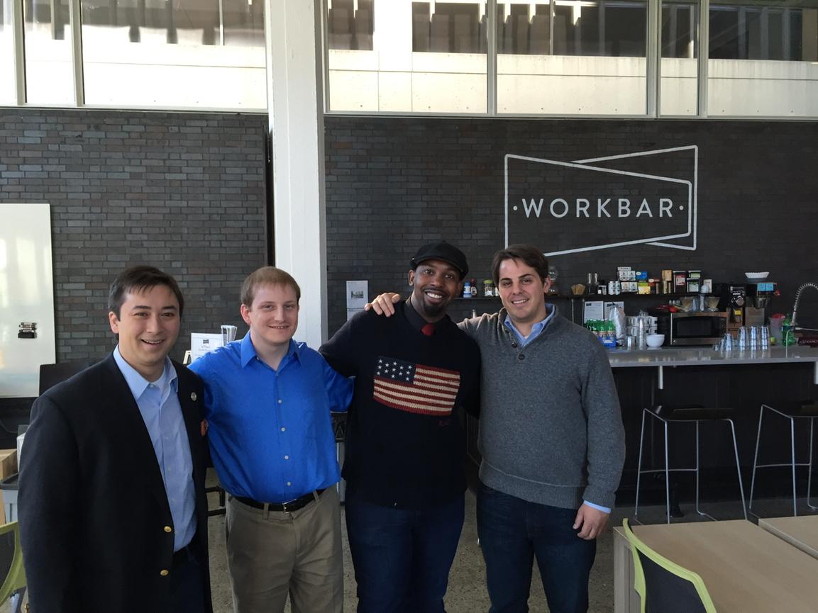changds's tweet photo. Spending some quality time with @lelandcheung @devincole @Workbar in Cambridge on a Saturday http://t.co/QV3Hbb2JS1