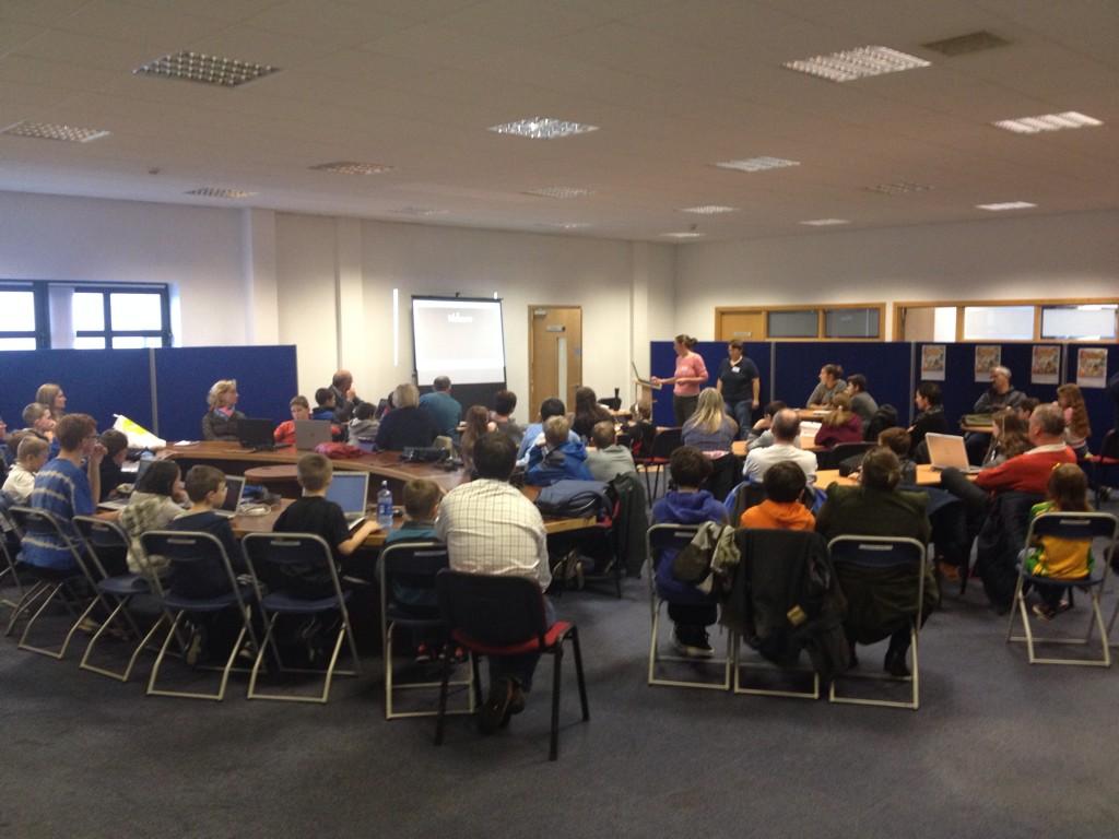 CoderDojoAsh's tweet image. A full house today with a group of new beginners joining our club, get coding and be cool.