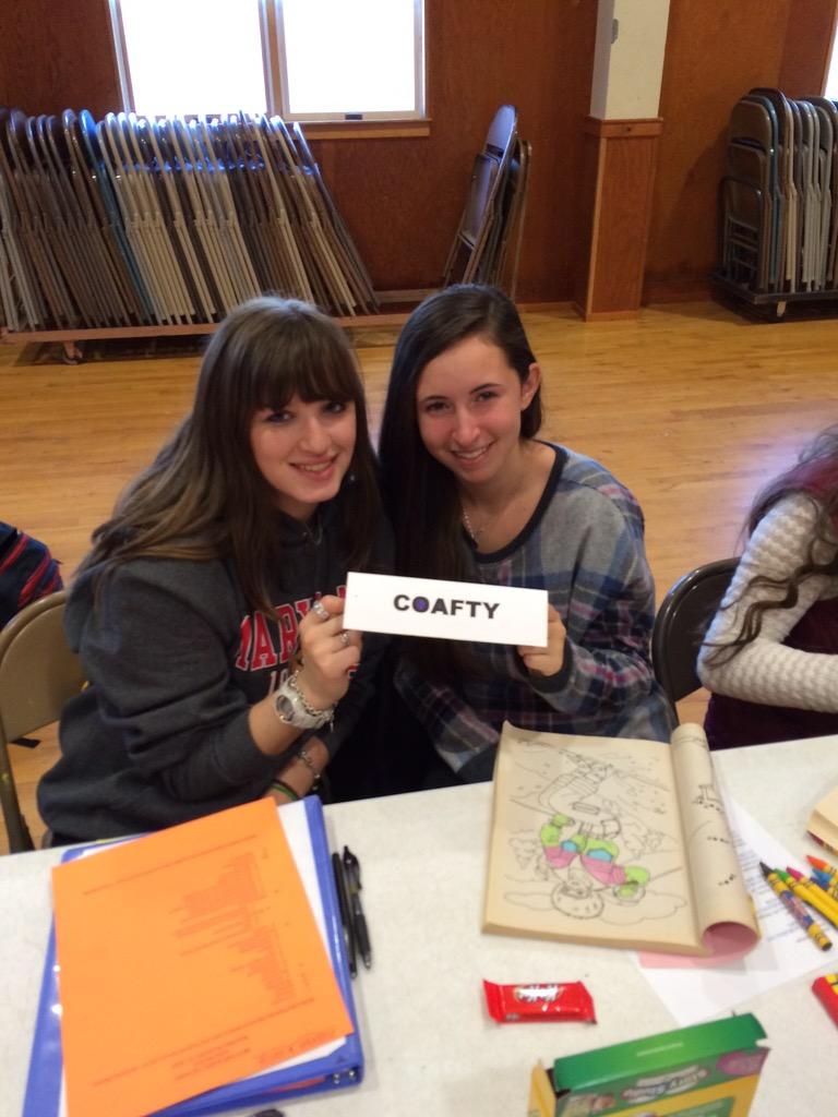 COAFTY's tweet photo. President Allanah Richman and member Emily Greberman are ready for Asefah with @nftypar at #PARFALL14 http://t.co/DmISVv9JBN
