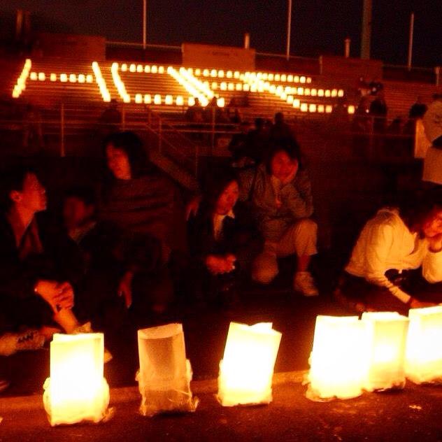 McGillRelay's tweet photo. Tonight luminaries will be lit during a ceremony reminding us to celebrate, remember, &amp; fight back. #McGillRelay http://t.co/CGPLDE2BzV