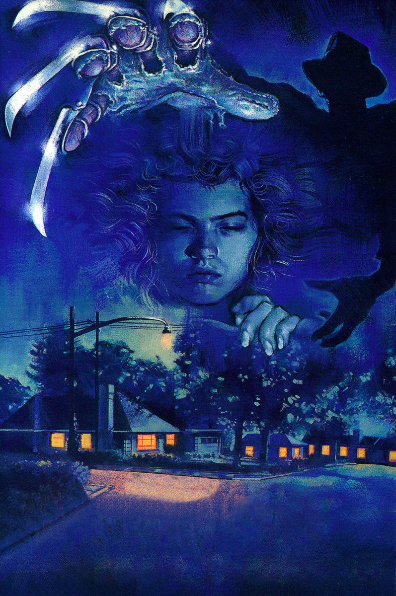 jcmaure's tweet photo. For you @80s_lepodcast RT @Dr_Giallo: A NIGHTMARE ON ELM STREET (1984) by @wescraven #30YearsofNightmare #HorrorArt http://t.co/iRZb2bPpBH