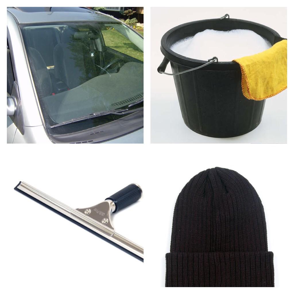 Illegal Russian traffic light window cleaner starter pack @StarterPack_UK