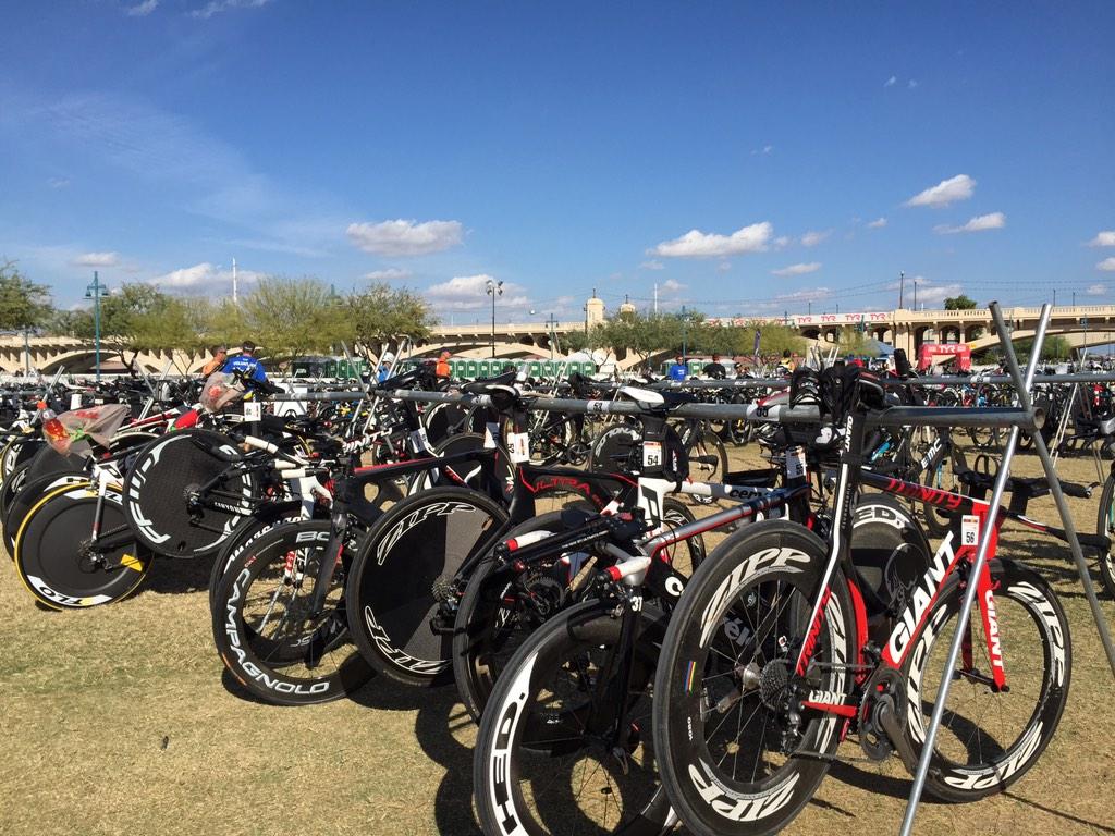 TriLounge's tweet photo. Ironman Arizona gear check! http://t.co/KlMIb8POSJ