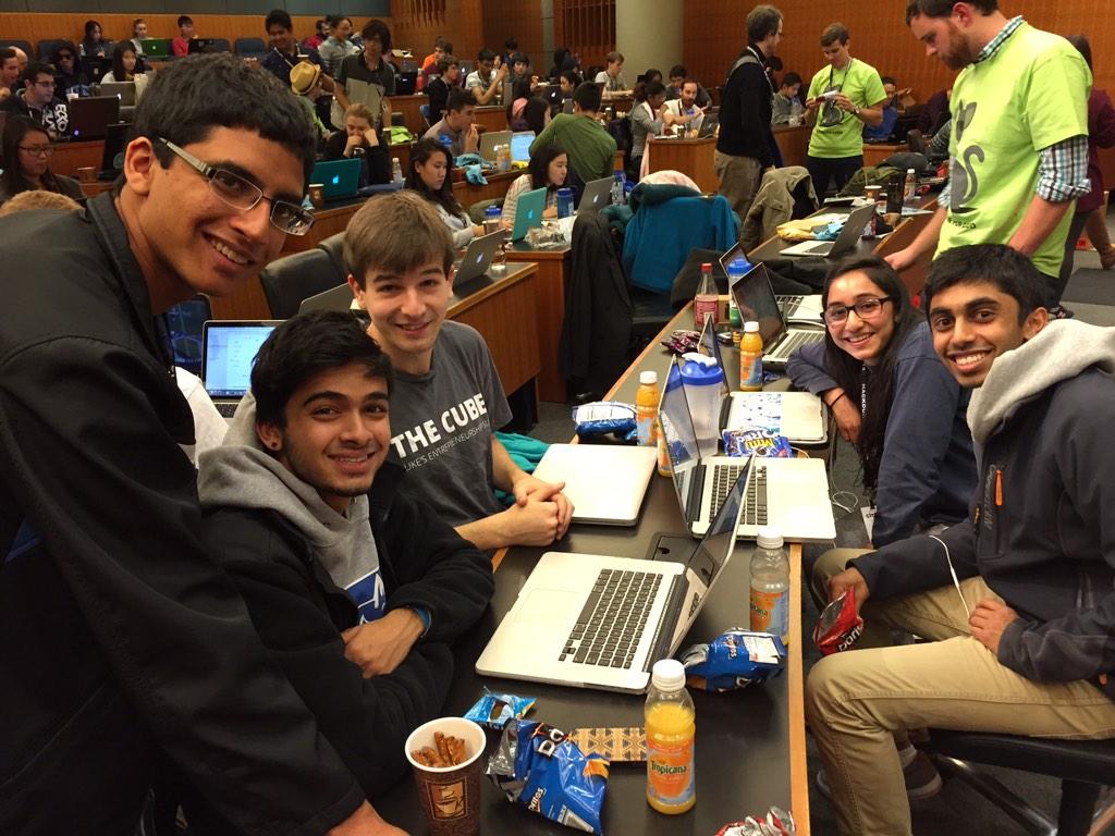 HackDuke's tweet image. #firstHackathon good luck!! @neeks234 @jundesai